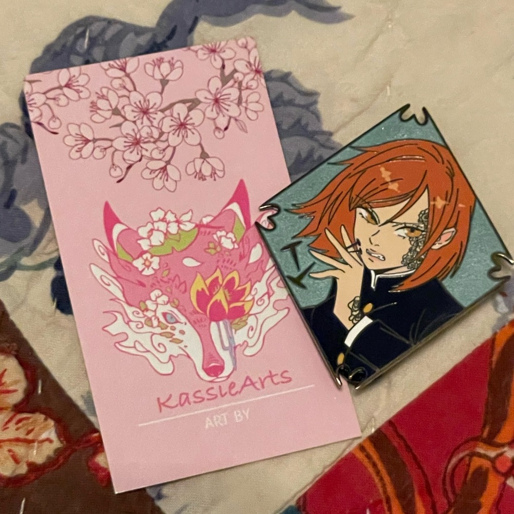 jujutsu kaisen nobara pin by kassiearts